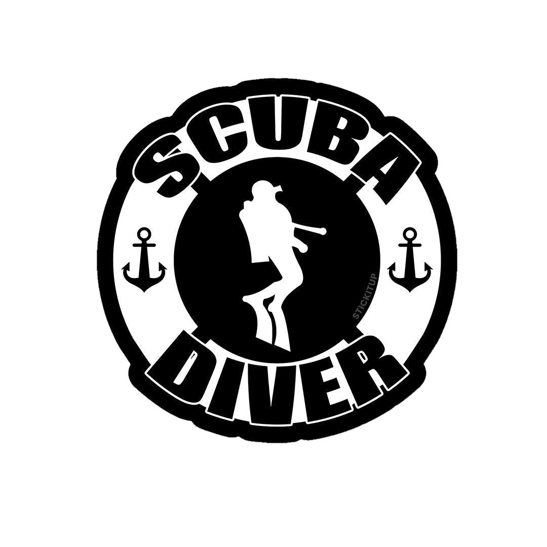 Scuba Diver Sticker